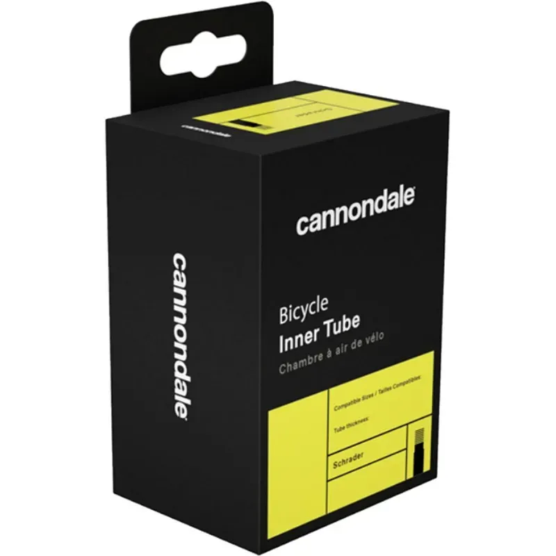 Cannondale Schrader 70 Degree Valve Tube 12x1.5-2.3 inch in Black