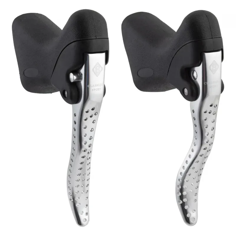 Origin8 Classique Sport Road Brake Levers in Black/Silver