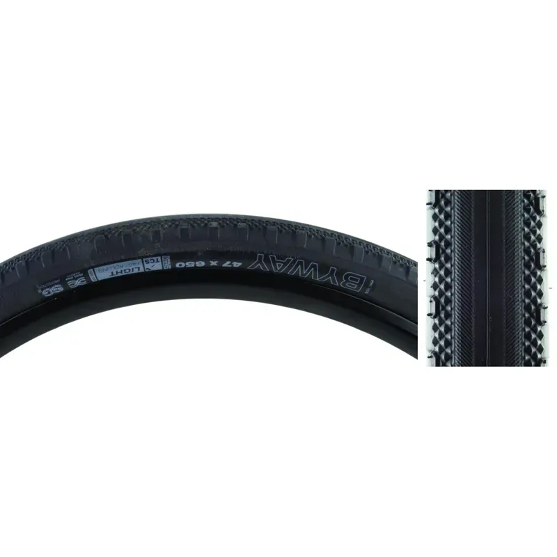 WTB Byway TCS Light Fast Rolling 650bx47 Tire in Black