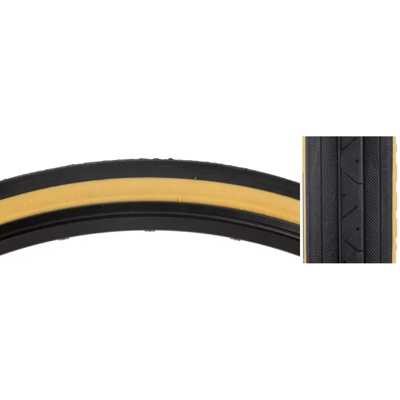 Sunlite CST638 27x1 1/4-inch Wired Road Tire in Black