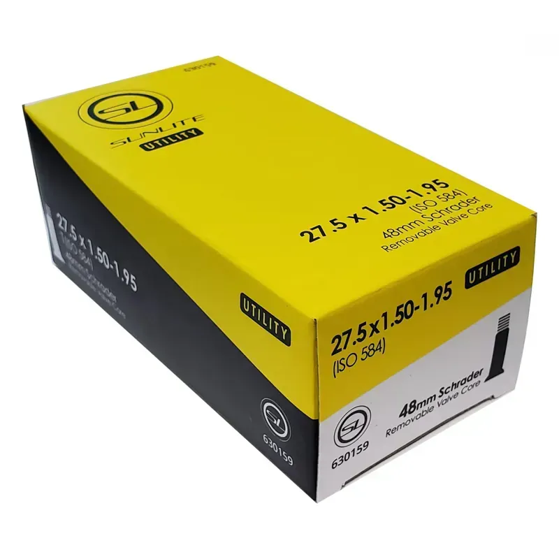 Sunlite Utili-T Inner Tube - 27.5x1.50-1.95-inch SV48/SMTH/RC FFW 39mm