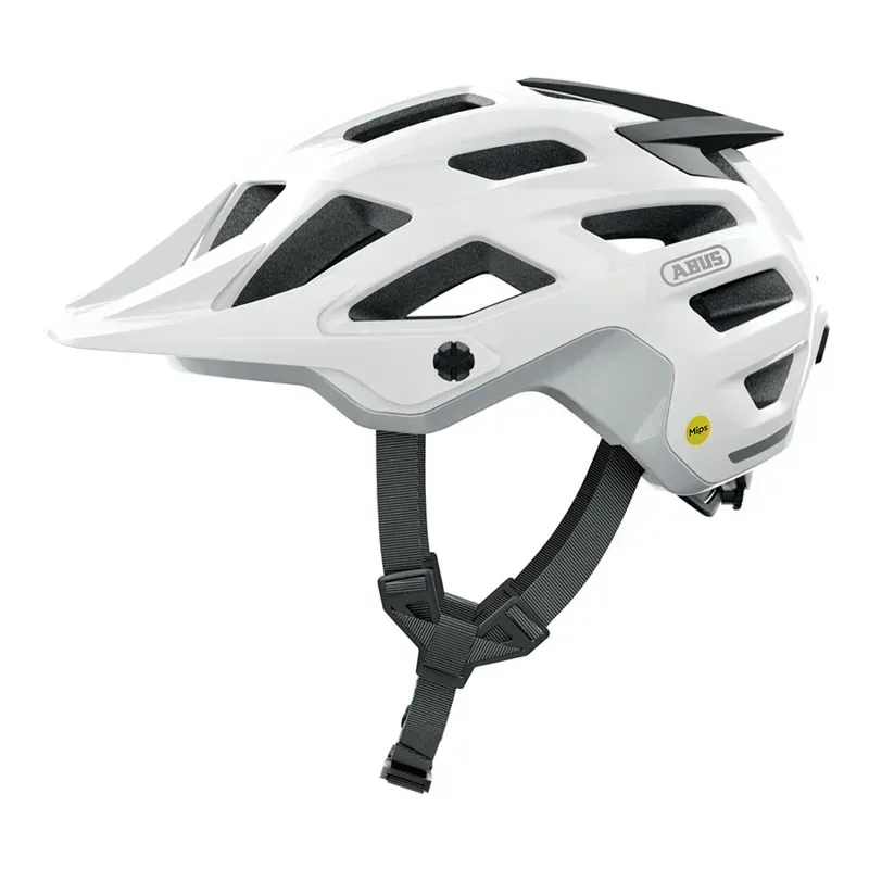Abus Moventor 2.0 MIPS Helmet in Shiny White