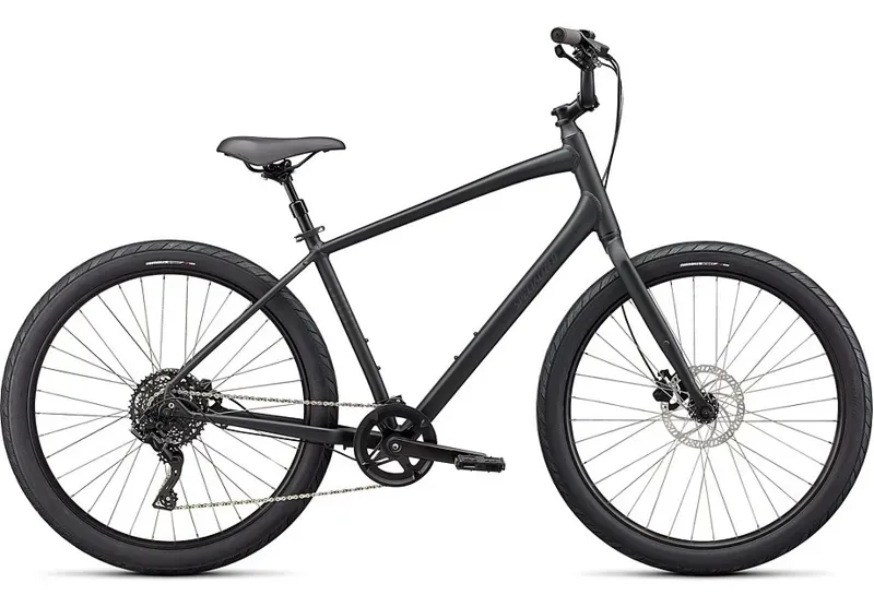 Specialized Roll 3.0 Hybrid Bike in Cast Black/Black/Black Reflective