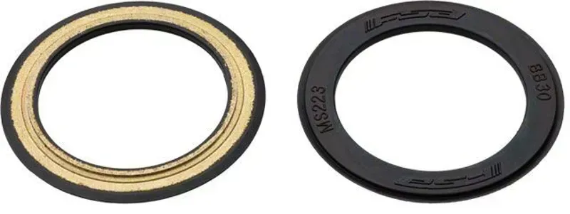 FSA MS233 BB30 Rubber Coated Bearing Cover in Black