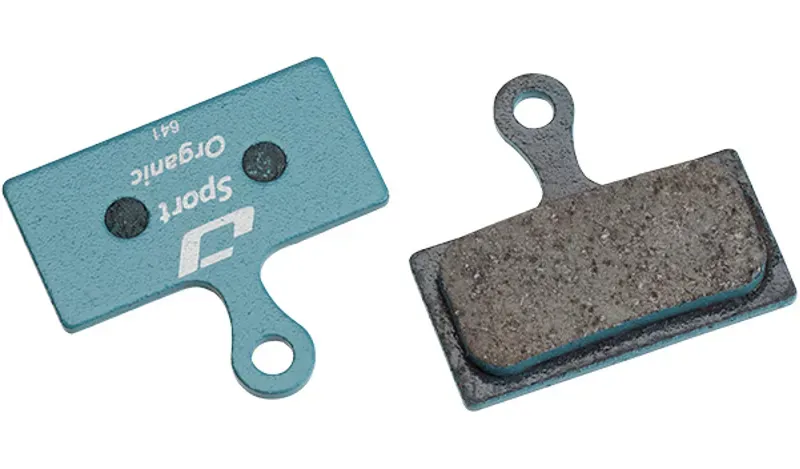 Jagwire Disk Pad Sport Organic Compound Promax RST Shimano Tektro TRP DCA716 in Turquoise