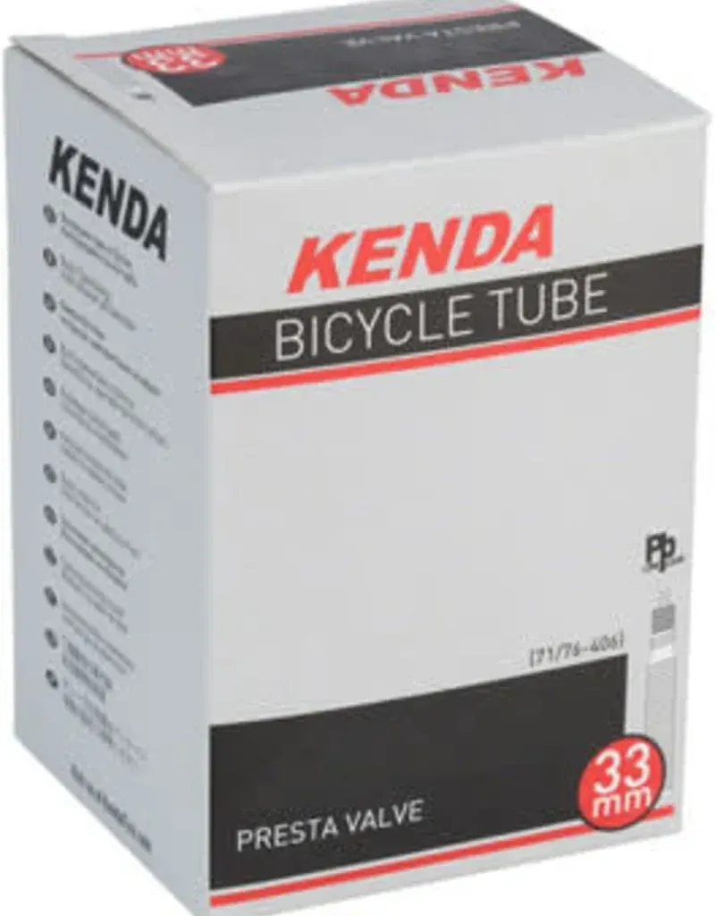Kenda 24x2.0-2.4-inch 32mm Presta Valve Inner Tube in Black