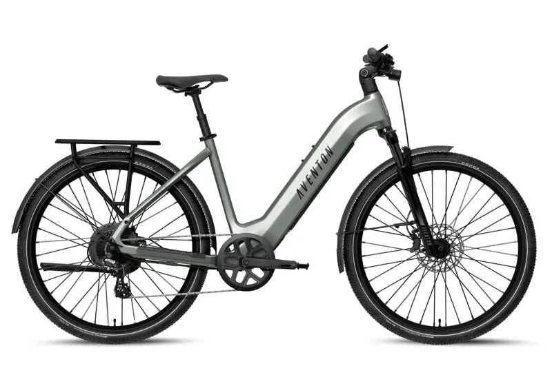Aventon Level 4 REC Step-Through E-bike in Glacier Mint