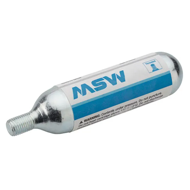 MSW CO2-25 CO2 Cartridge 25g Jar Of 20 in Silver-1