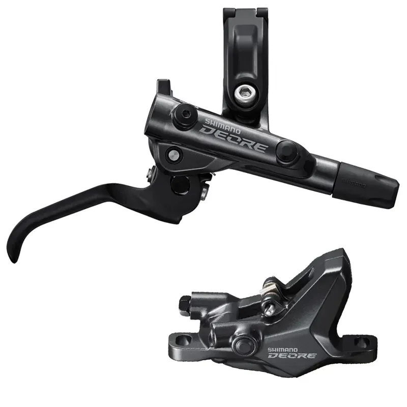 Shimano BR-M6100 Deore 2-Piston Disk Brake Set in Black