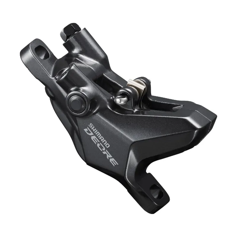 Shimano BR-M6100 Deore 2-Piston Disk Brake Set in Black-2