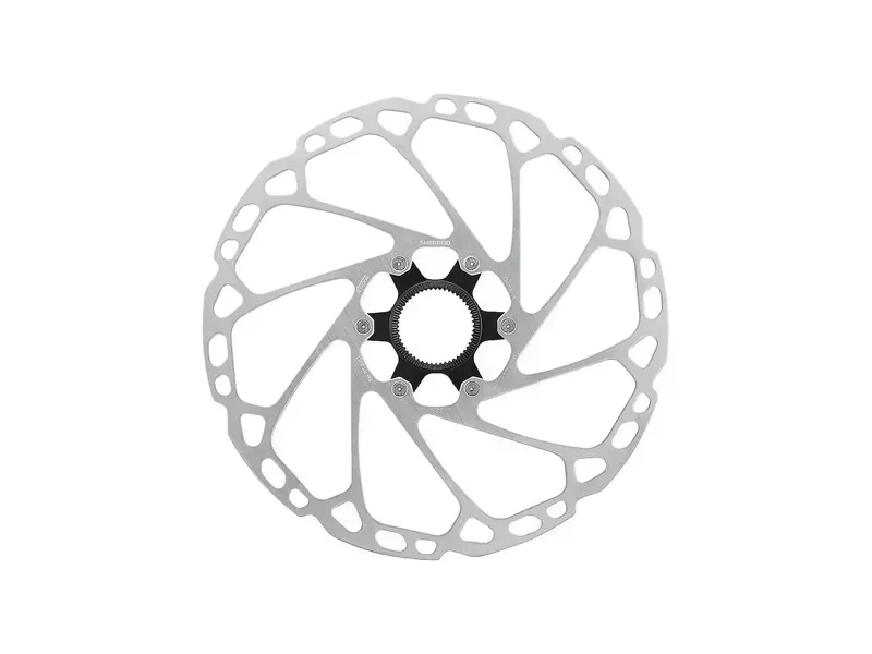 Shimano SM-RT64-S Disc Brake Rotor With External Lockring - 160mm Center Lock Silver 160