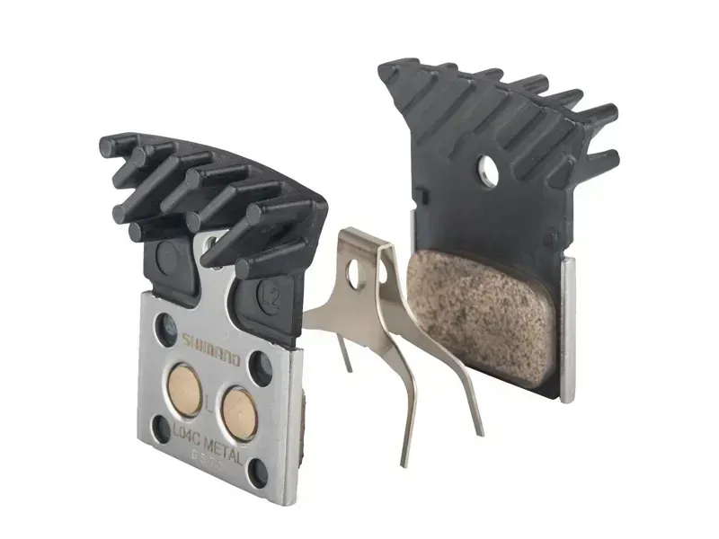 NI - Shimano L04CMF Metal Finned Disk Brake Pad in Black